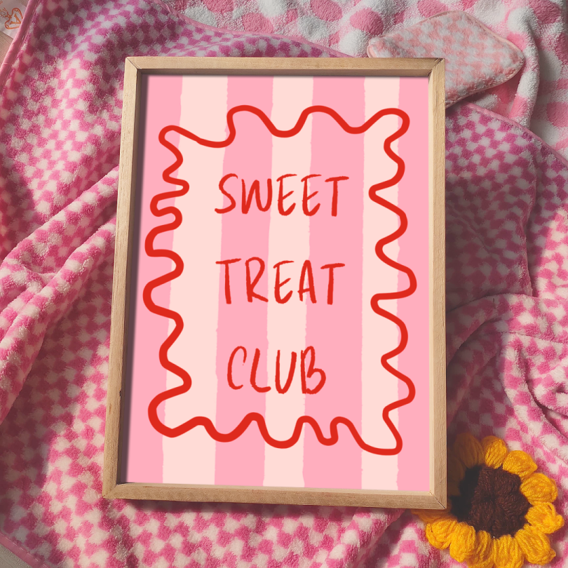 Sweet Treat Club wall print