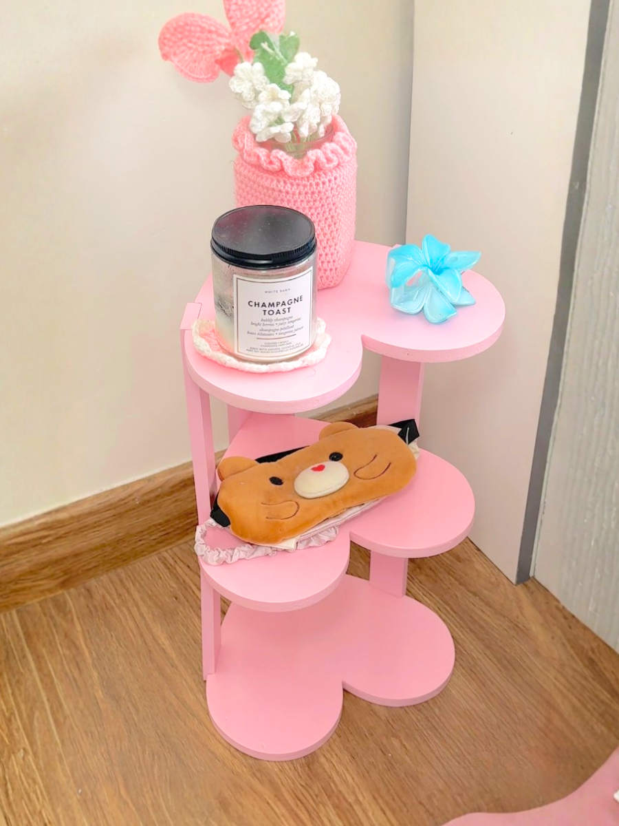 Love Heart Shelf Side Table