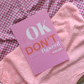 It's Ok Pinterest Poster - colorful wall art