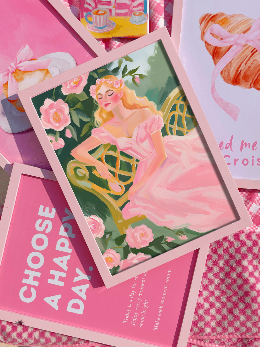 Lady in pink