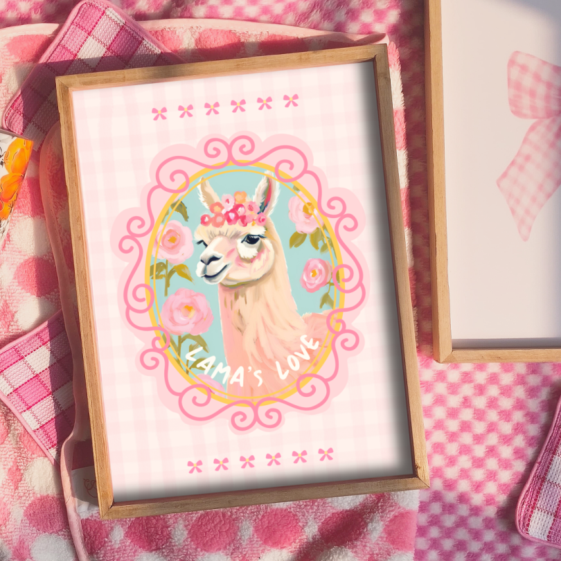 Lama's Love Print