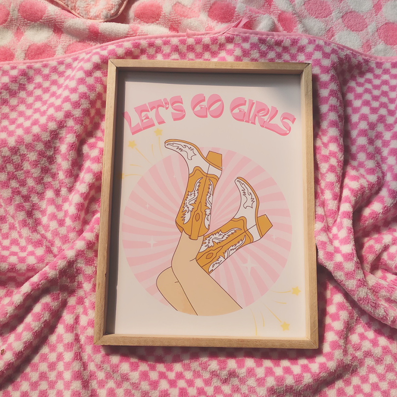 Let’s Go Girls Pinterest Wall Art