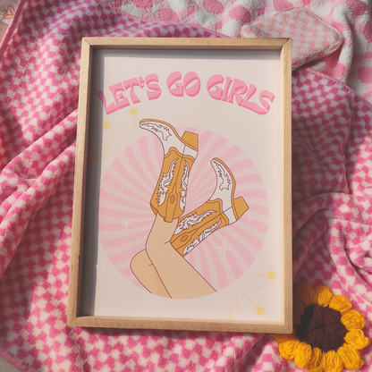 Let’s Go Girls Pinterest Wall Art