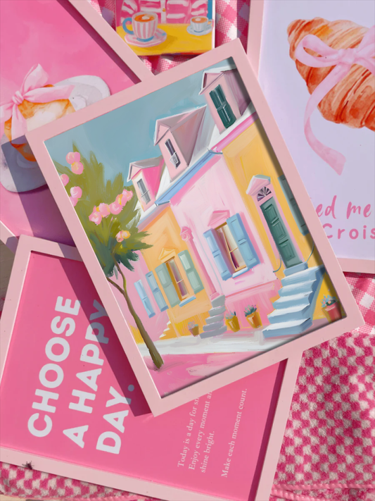 Pastel Houses Print