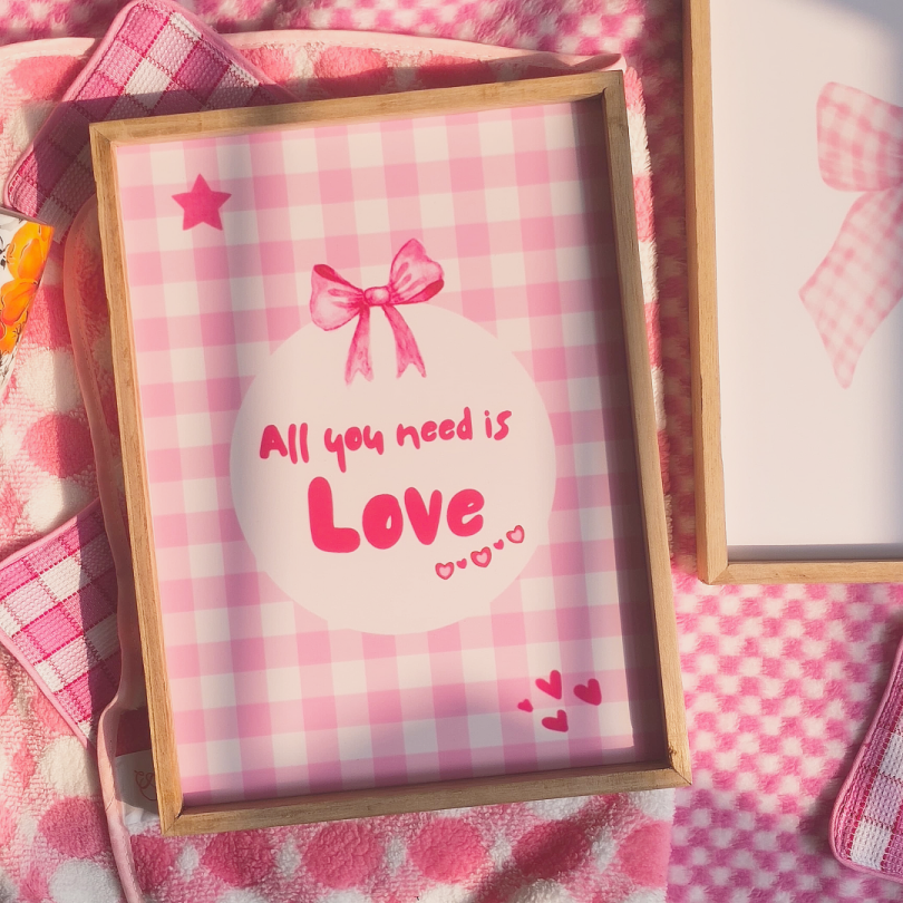 All you need is love print