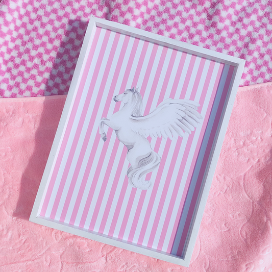 Dreamy Pink Pegasus Frame