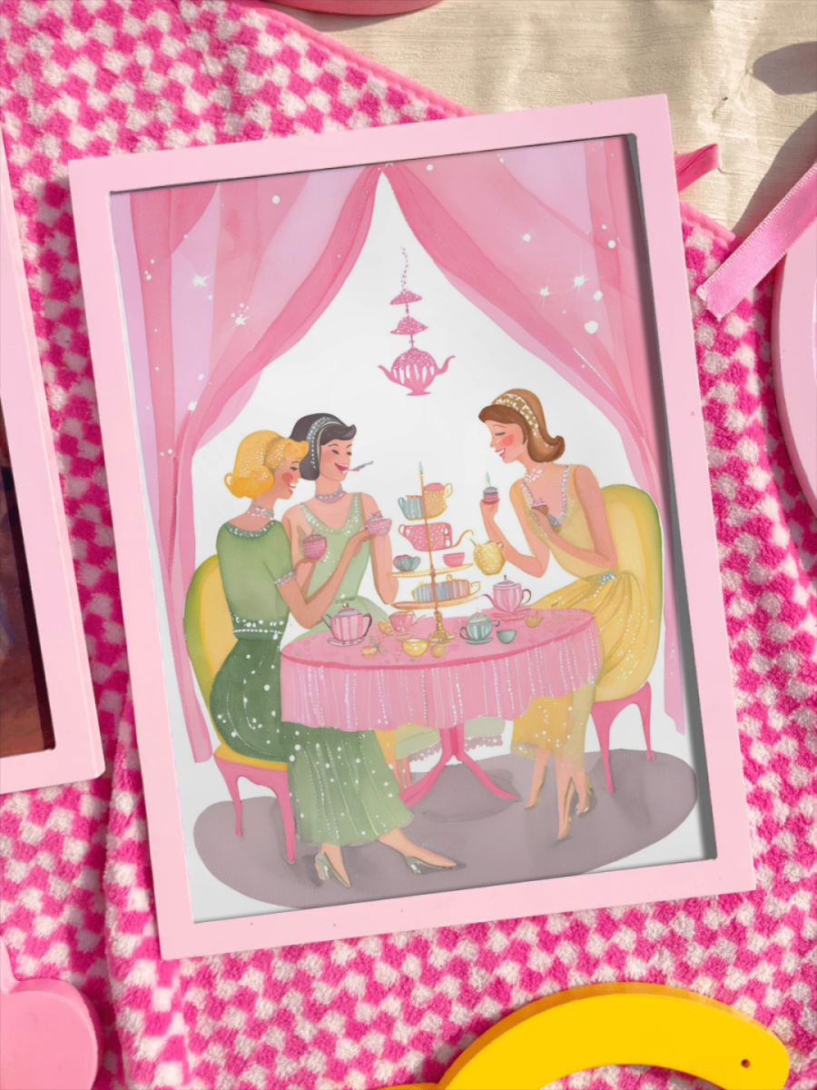 Tea Party Trio Print