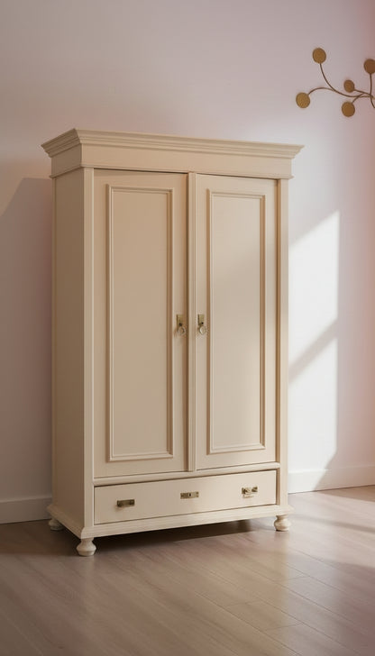 The Rosette Armoire — Vintage-Inspired Wardrobe in Pink