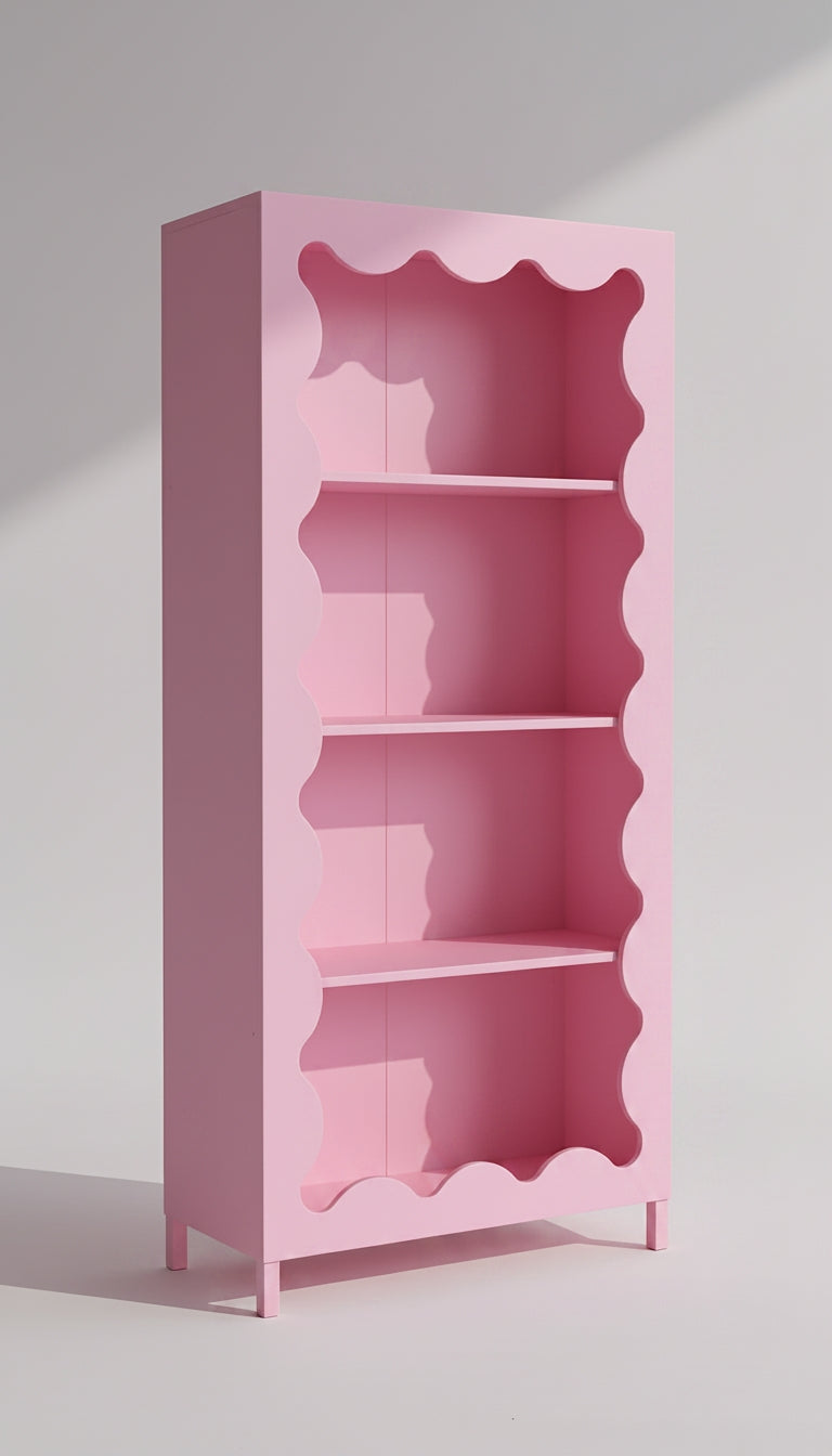 Wavy Storage Shelf - colorful pinteresty decor