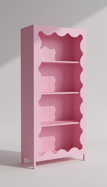 Wavy Storage Shelf - colorful pinteresty decor