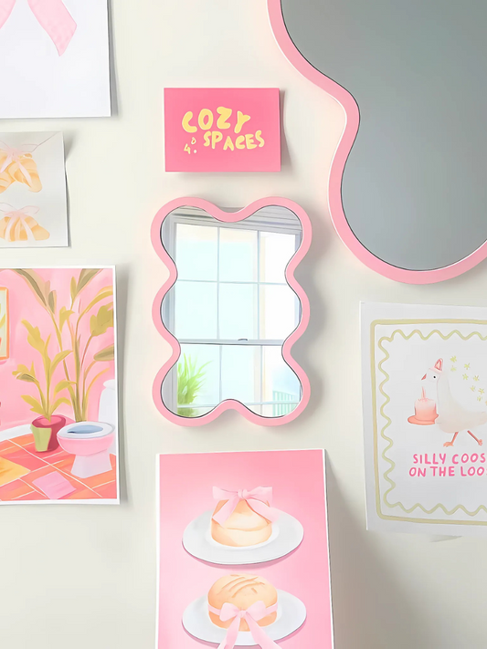 Wavy Rectangle Mirror