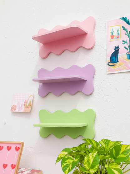 Wavy Wall Shelves
