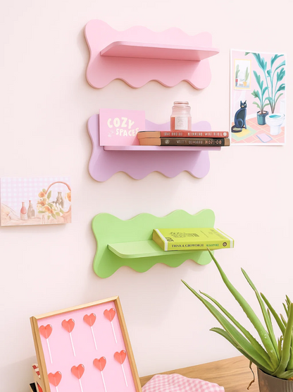 Wavy Wall Shelves