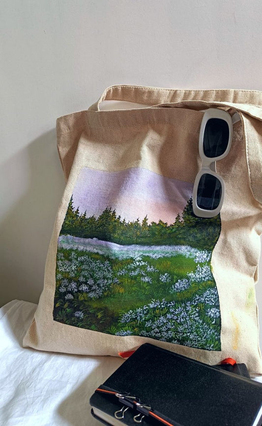 Hand painted Tote Bag