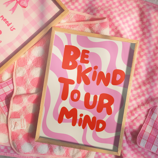 Be kind to yourself Wall Frame