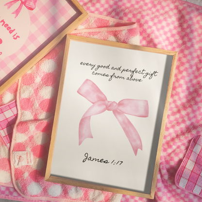 James 1:17 Wall Frame