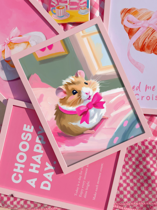 Cute Hamster Print