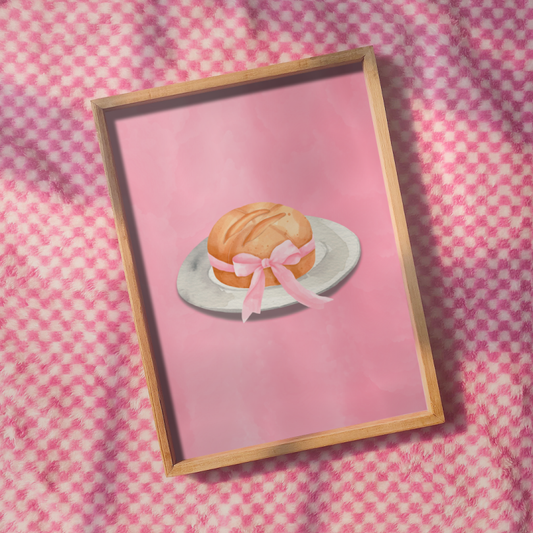 Coquette Bread wall print