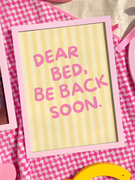 Dear Bed Wall Frame