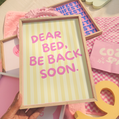 Dear Bed Wall Frame