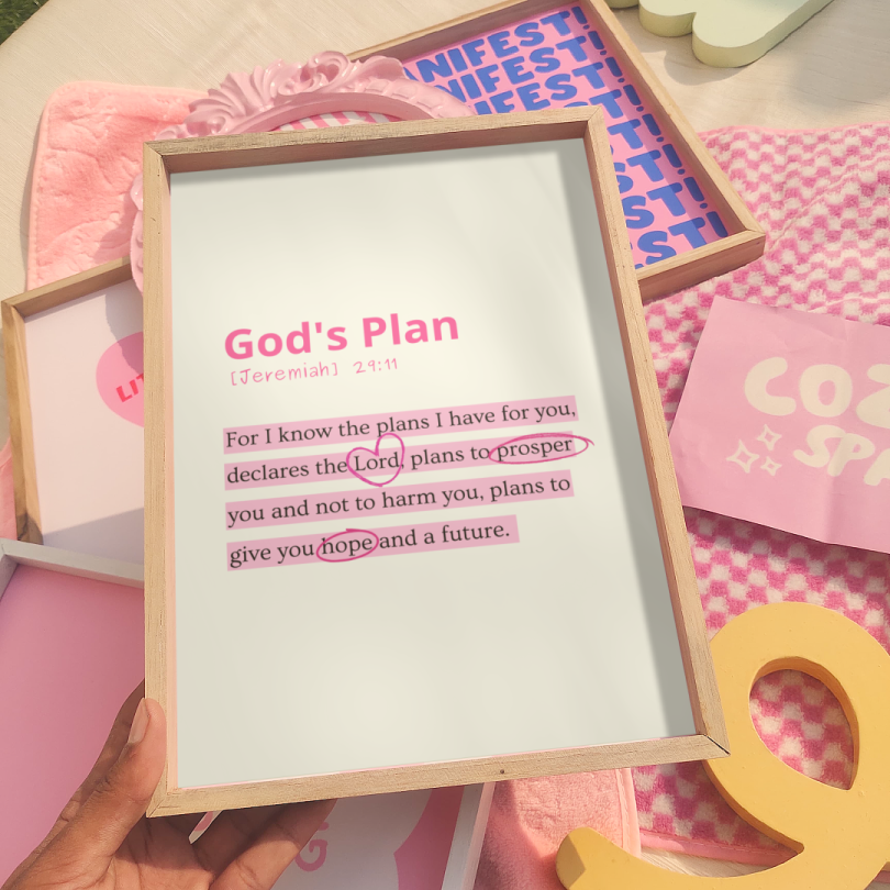 Jeremiah 29:11 Wall Frame