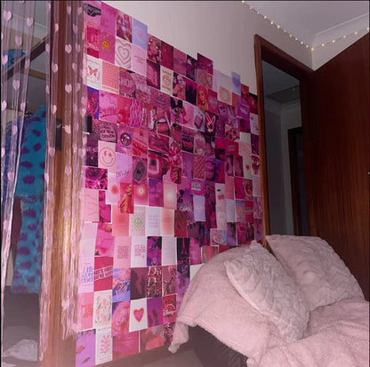 Hot Pink🩷 Wall Collage Kit - 100 posters