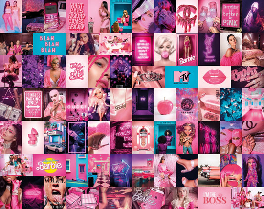Pink🩷 Wall Collage Kit - 76 posters