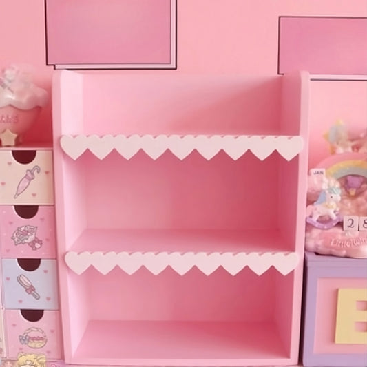Pink Girl Nordic Wooden Cabinet