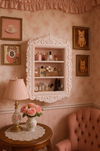 Shabby Chic Shelf - rectangular