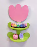 Tulip Wall Shelf - 2-tier pastel floating shelf by Cozy Spaces