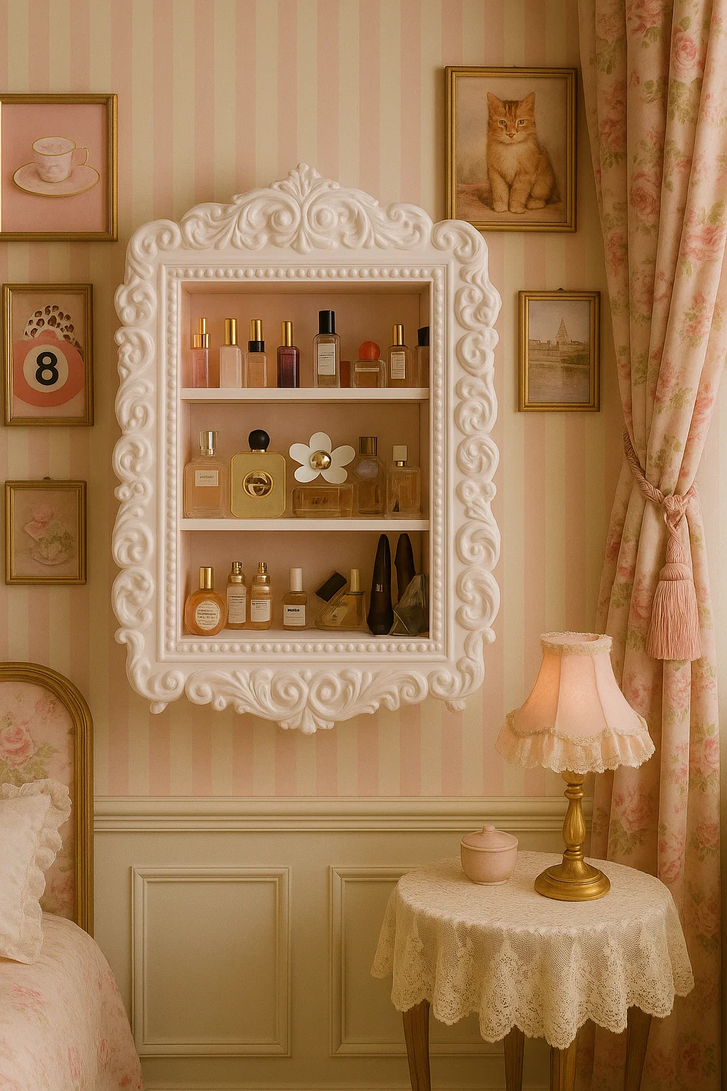 Shabby Chic Shelf - rectangular