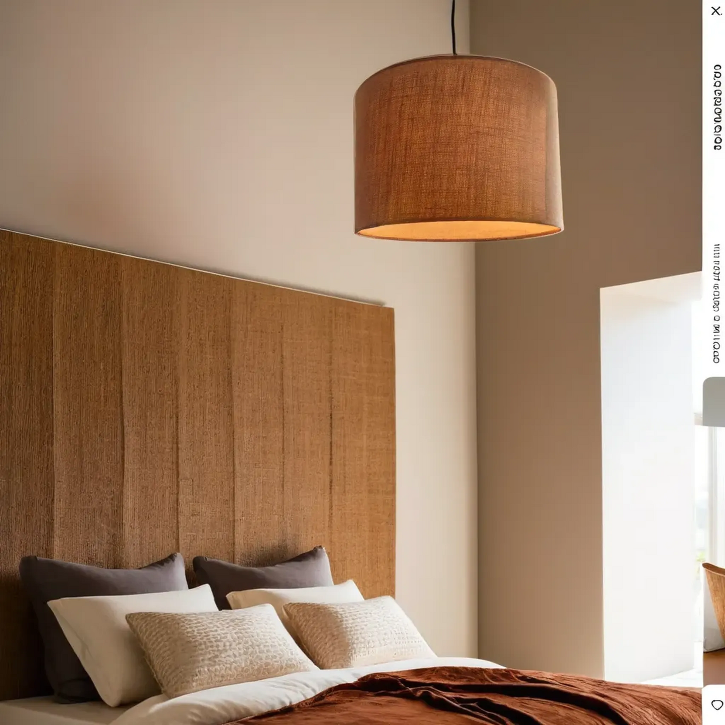 Jute Hanging Light