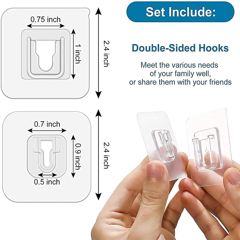 Double-Sided Adhesive Heavy Duty Wall Hook