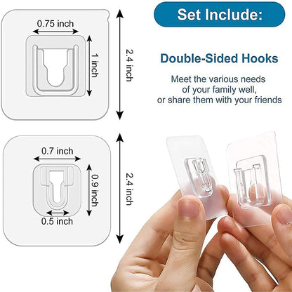 Double-Sided Adhesive Heavy Duty Wall Hook
