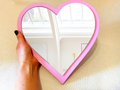 Heart Mirror - colorful pinteresty decor