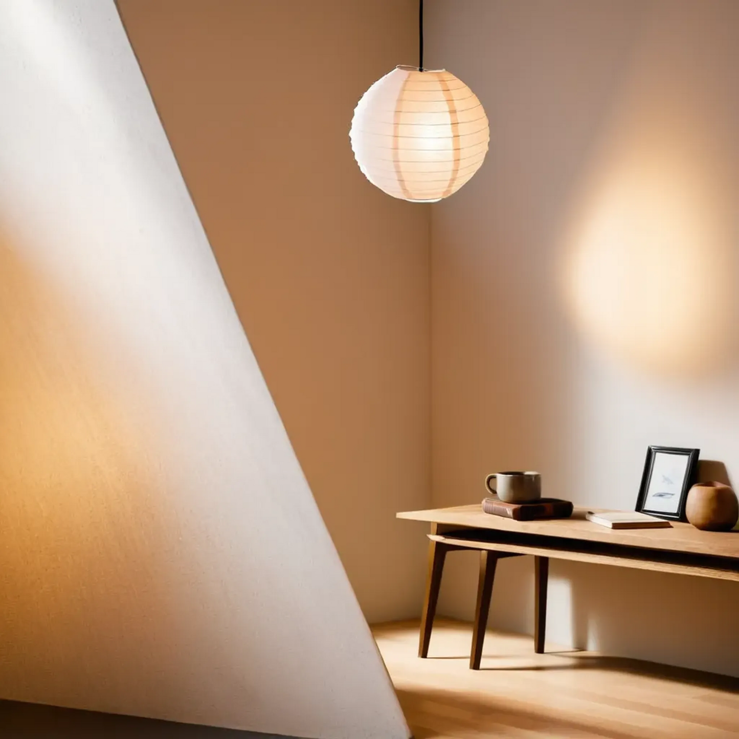 Japandi Hanging Light