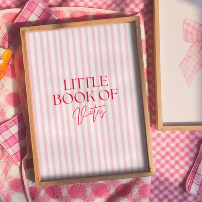 Little Book of votes Print