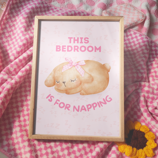 This bedroom is for Napping Print