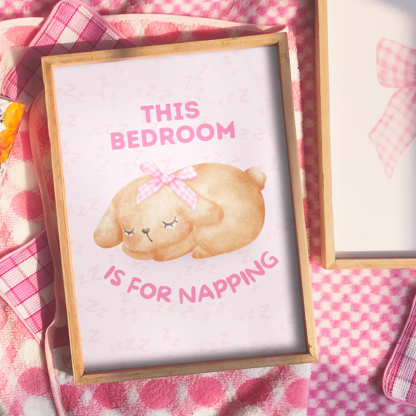 This bedroom is for Napping Print