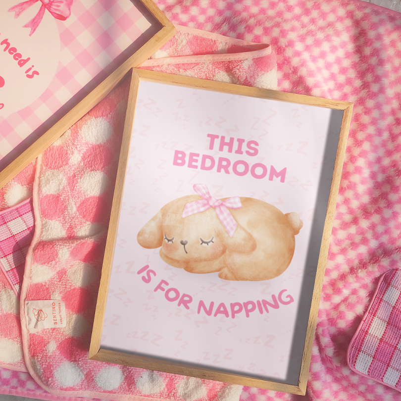 This bedroom is for Napping Print