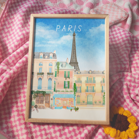 Parisian Cafe's Wall Frame