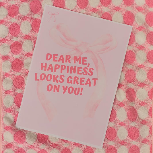 "Dear Me" affirmation Poster