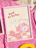 It's Tea Time Wall Print - colorful pinteresty decor